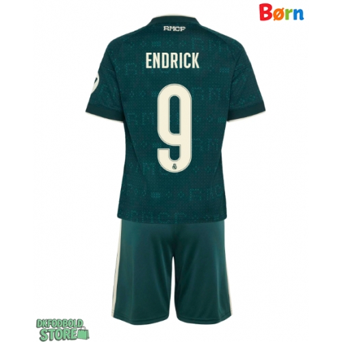 Real Madrid Endrick #9 Replika Babytøj Udebanesæt Børn 2026-27 Kortærmet (+ Korte bukser)